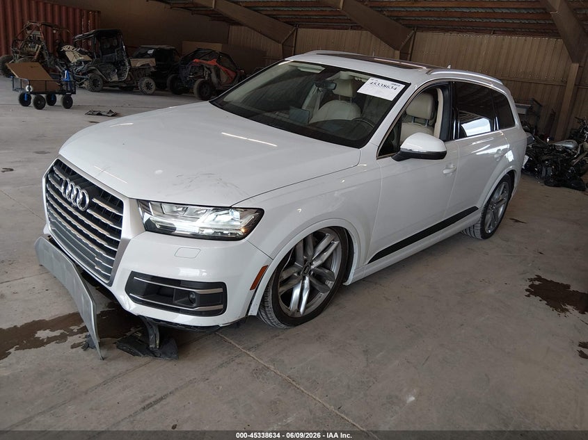 Vin: wa1vaaf74jd054998, lot: 45836570, audi q7 3.0t premium 20182