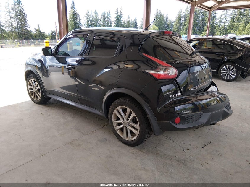 Vin: jn8af5mv1gt653570, lot: 45836611, nissan juke s 20163