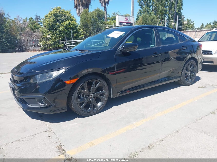 2019 Honda Civic Sport 19XFC2F88KE204453 photo 1