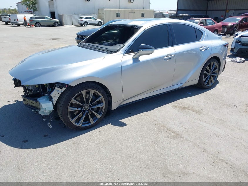 Vin: jthgz1b20n5055033, lot: 45836683, lexus is 350 f sport 20222