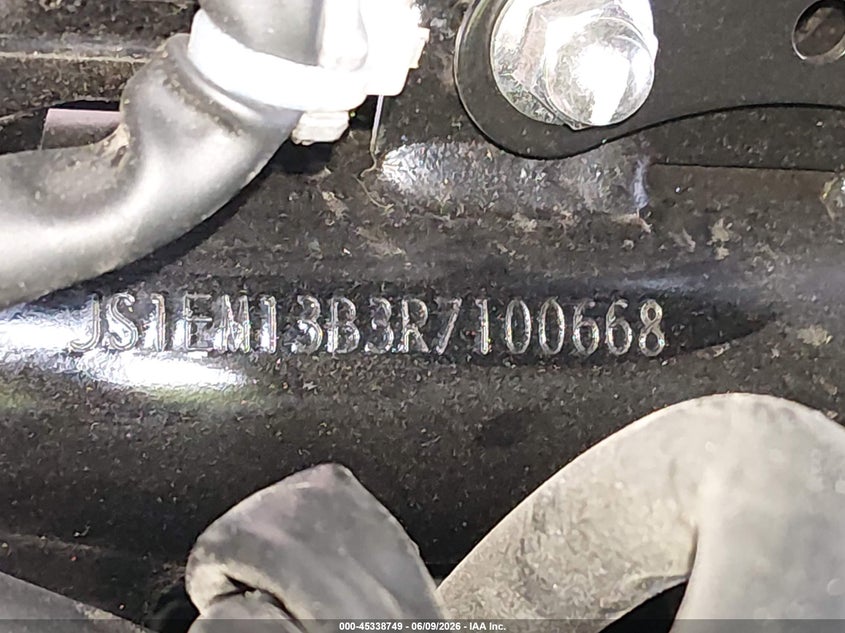 2024 Suzuki Gsx800 F VIN: JS1EM13B3R7100668 Lot: 45338749