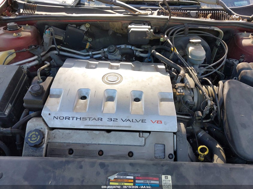 2002 Cadillac Seville Sts VIN: 1G6KY54992U127609 Lot: 45338760
