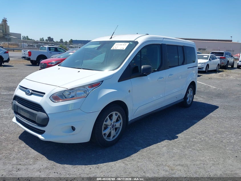 Vin: nm0ge9f7xg1230400, lot: 45836704, ford transit connect xlt 20162