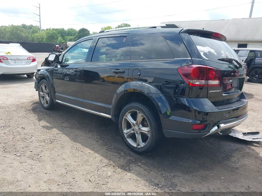 Vin: 3c4pdcgb8gt146543, lot: 45836710, dodge journey crossroad 20163