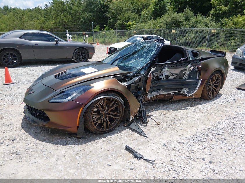Vin: 1g1yn2d6xg5604515, lot: 45836737, chevrolet corvette z06 20162