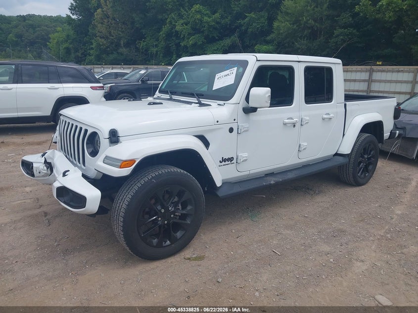 Vin: 1c6hjtfg6nl151010, lot: 45836761, jeep gladiator high altitude 4x4 20222
