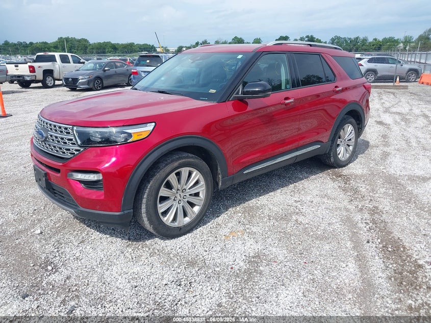 Vin: 1fmsk8fh9mga61855, lot: 45836767, ford explorer limited 20212