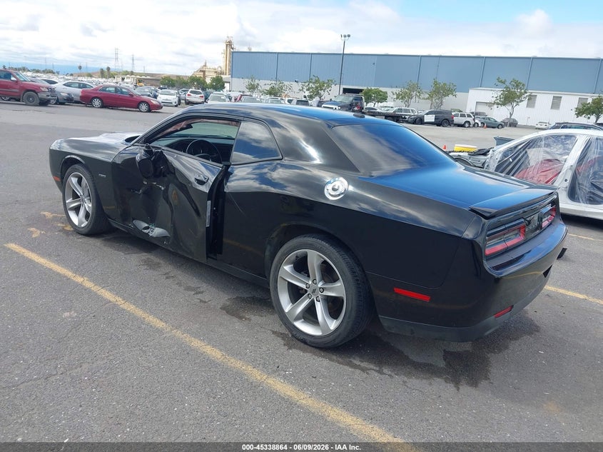 Vin: 2c3cdzbt8hh550443, lot: 45836801, dodge challenger r/t 20173
