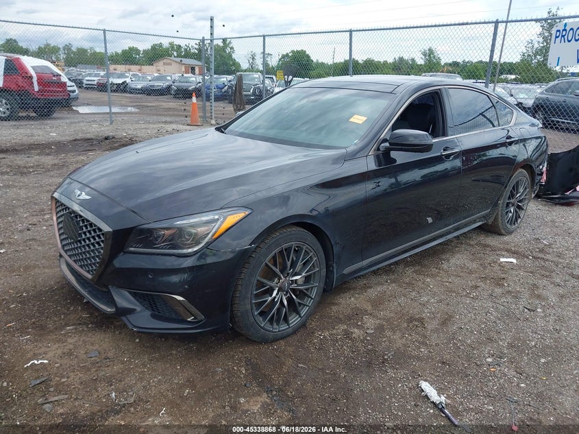 Vin: kmhgn4jb5ju245289, lot: 45836804, genesis g80 3.3t sport 20182