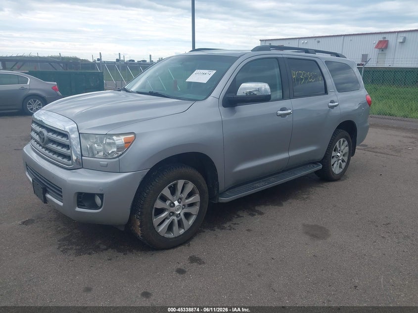 Vin: 5tdjw5g17cs068960, lot: 45836810, toyota sequoia limited 5.7l v8 20122