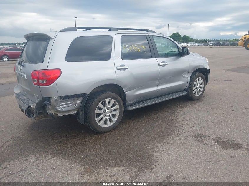 Vin: 5tdjw5g17cs068960, lot: 45836810, toyota sequoia limited 5.7l v8 20124