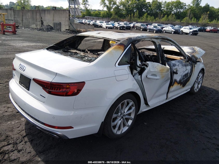 Vin: wauenaf4xka113892, lot: 45836814, audi a4 45 premium 20194