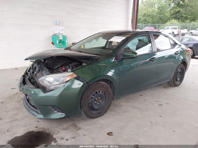 Vin: 2t1burhe4gc597557, lot: 45836838, toyota corolla le 20162