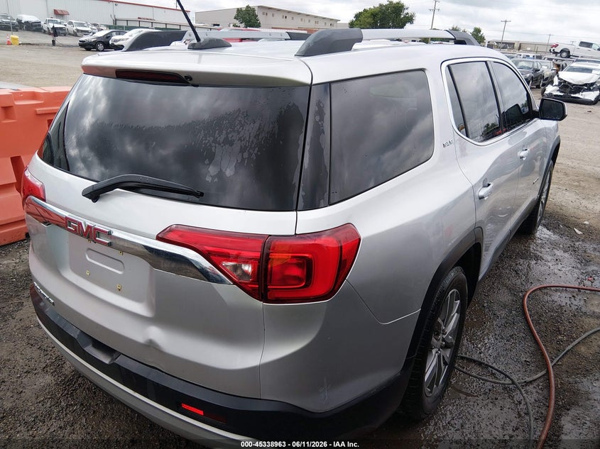 Vin: 1gkknlla8jz160385, lot: 45836899, gmc acadia sle-2 20184