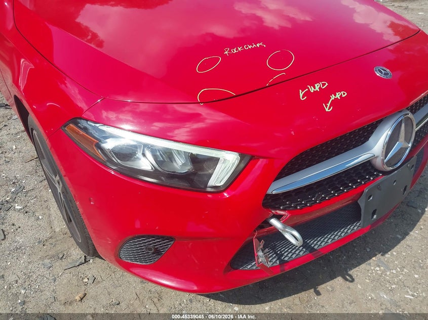 2019 Mercedes-Benz A 220 VIN: WDD3G4EB0KW026310 Lot: 45339045