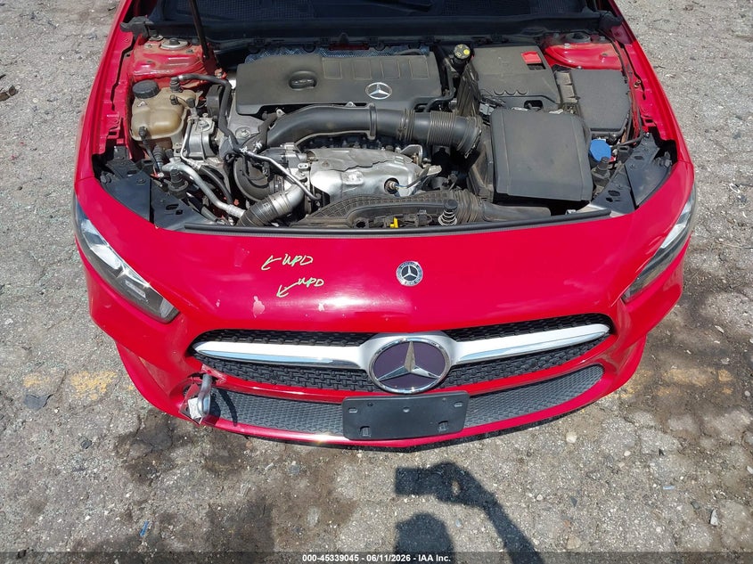 2019 Mercedes-Benz A 220 VIN: WDD3G4EB0KW026310 Lot: 45339045