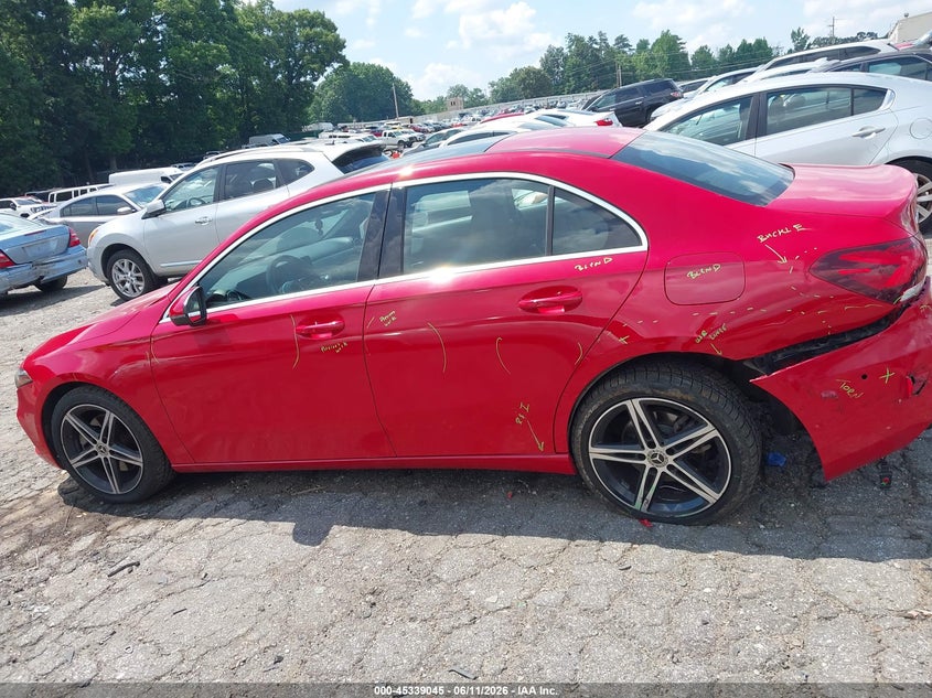 2019 Mercedes-Benz A 220 VIN: WDD3G4EB0KW026310 Lot: 45339045