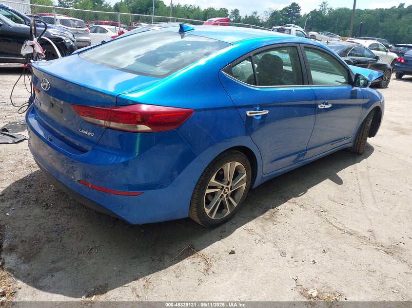 2017 HYUNDAI ELANTRA auction photo 4