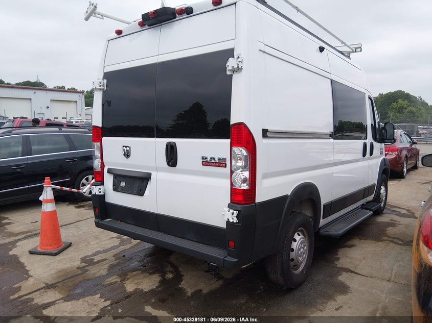 Vin: 3c6lrvbg9me520888, lot: 45837117, ram promaster 1500 high roof 136 wb 20214