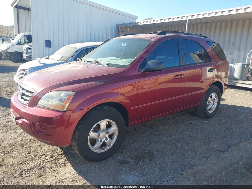 2007 KIA SORENTO SPORT UTILITY VEHICLE 3.8L V-6 DOHC, VVT, 262HP