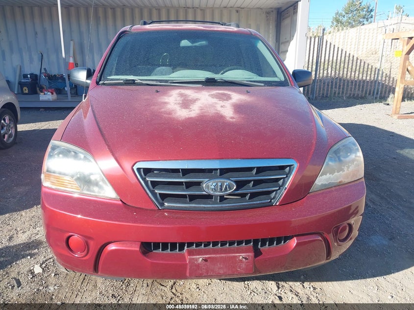 2007 KIA SORENTO SPORT UTILITY VEHICLE 3.8L V-6 DOHC, VVT, 262HP