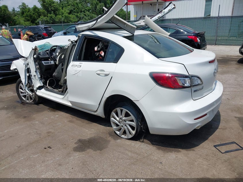 Vin: jm1bl1v89c1626603, lot: 45837164, mazda mazda3 i touring 20123
