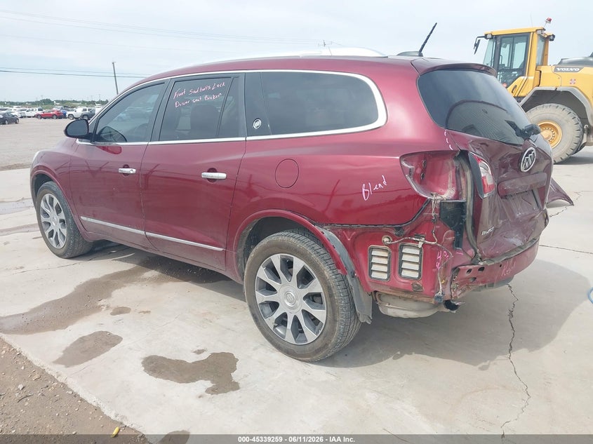 Vin: 5gakrbkdxhj199771, lot: 45837195, buick enclave leather 20173