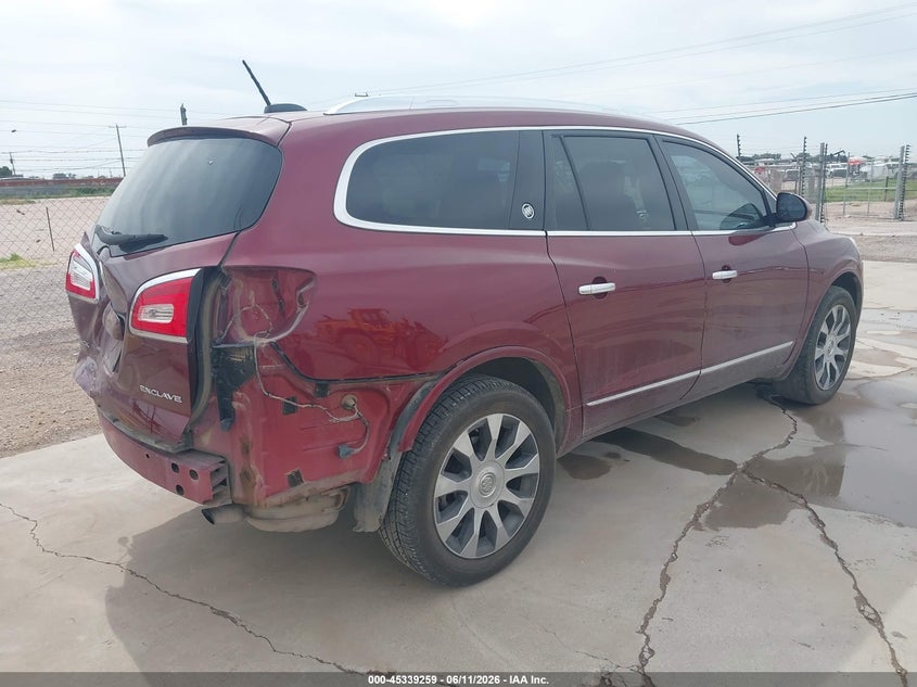 Vin: 5gakrbkdxhj199771, lot: 45837195, buick enclave leather 20174