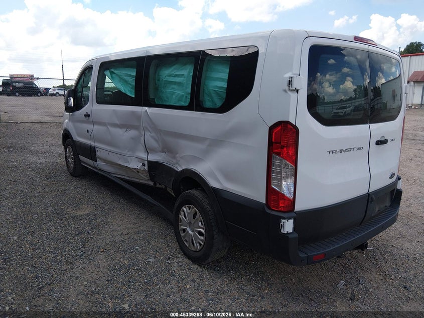 Vin: 1fbax2y86mka50292, lot: 45837204, ford transit-350 passenger van xlt 20213
