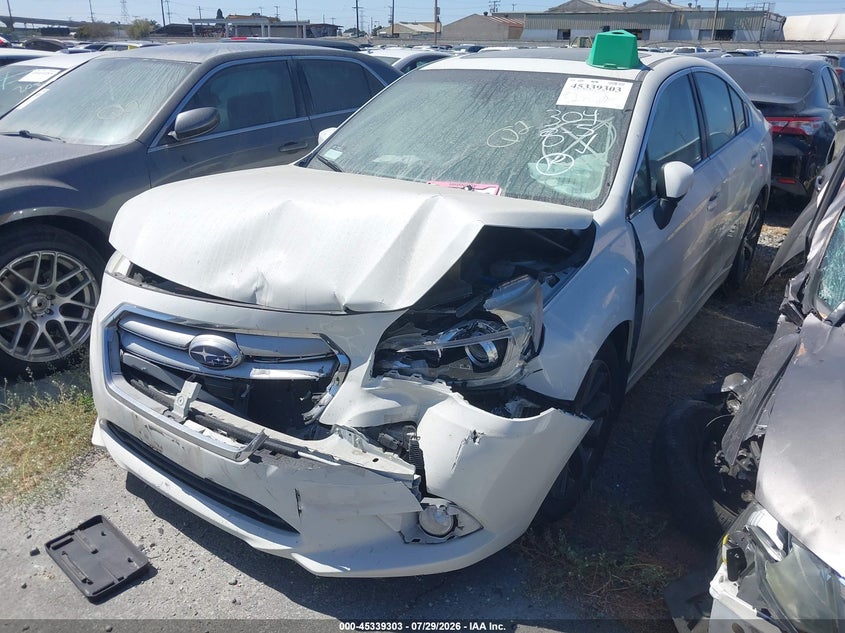 Vin: 4s3bnel68f3044777, lot: 45837239, subaru legacy 3.6r limited 20152