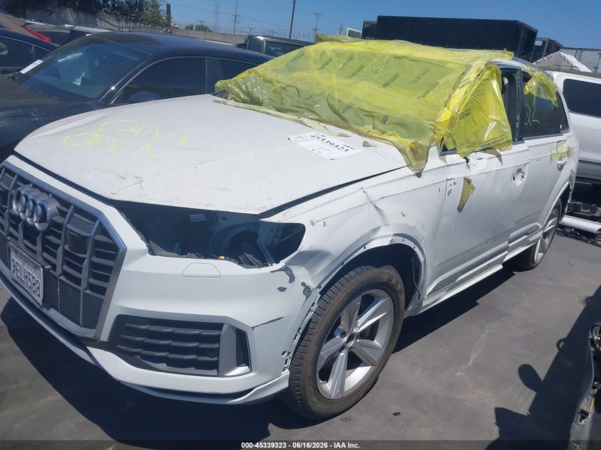Vin: wa1lcbf76pd006421, lot: 45837259, audi q7 premium plus 45 tfsi quattro tiptronic 20232