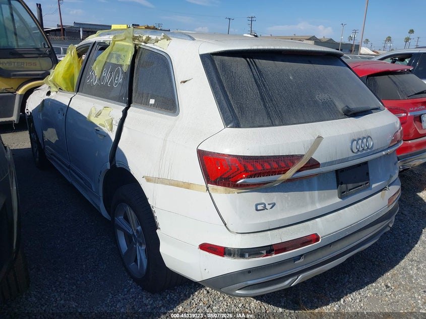 Vin: wa1lcbf76pd006421, lot: 45837259, audi q7 premium plus 45 tfsi quattro tiptronic 20233