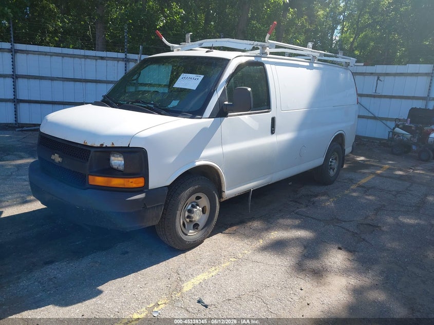 Vin: 1gcwgfff3f1122973, lot: 45837281, chevrolet express 2500 work van 20152