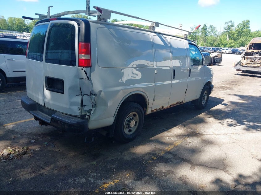 Vin: 1gcwgfff3f1122973, lot: 45837281, chevrolet express 2500 work van 20154