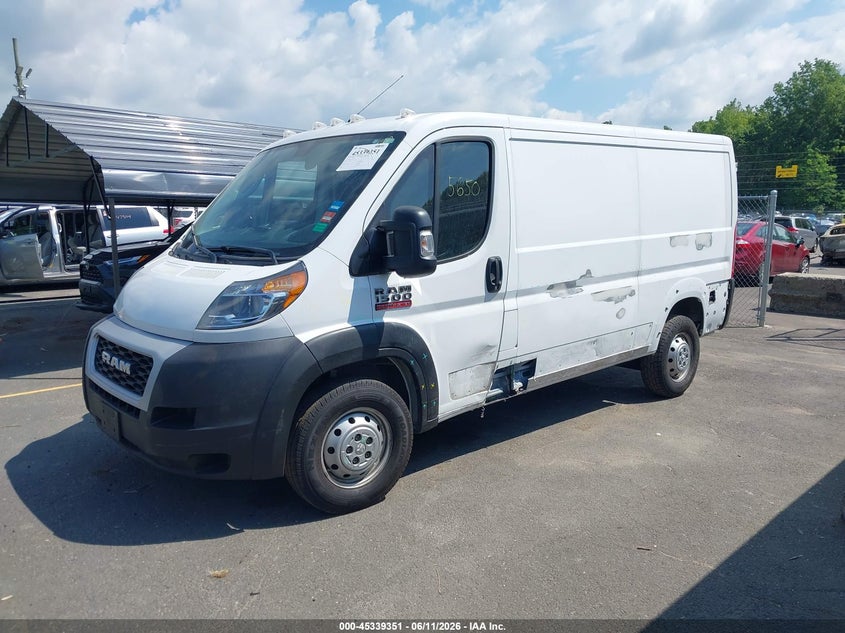 2019 Ram Promaster 1500 Low Roof 136 Wb 3C6TRVAG1KE517773 photo 1