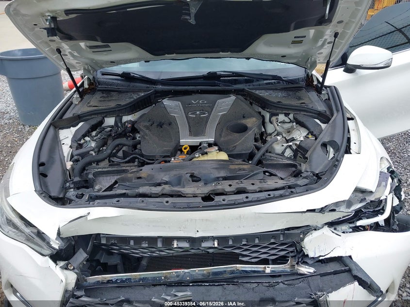 2018 Infiniti Q60 3.0T Luxe VIN: JN1EV7EK1JM341043 Lot: 45339354