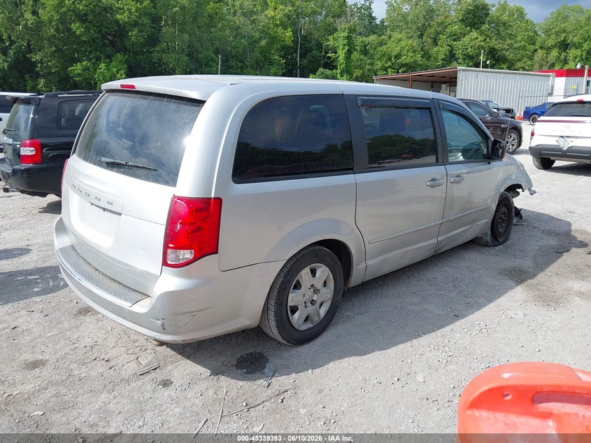 Vin: 2c4rdgbg2cr104160, lot: 45837329, dodge grand caravan se/avp 20124
