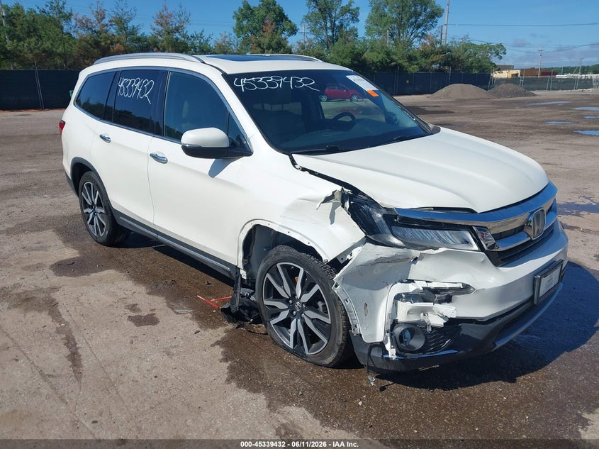 Vin: 5fnyf6h63kb040056, lot: 45837368, honda pilot touring 20191