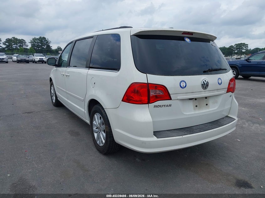 Vin: 2c4rvabgxcr391869, lot: 45837422, volkswagen routan se 20123