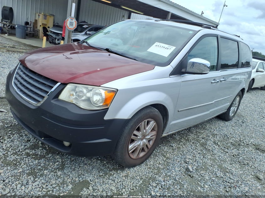Vin: 2a4rr7dx3ar398495, lot: 45837423, chrysler town & country new limited 20102