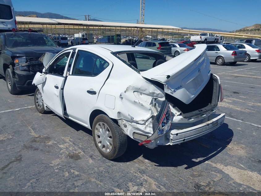 2016 NISSAN VERSA SEDAN 1.6L I-4 DOHC, VVT, 109HP