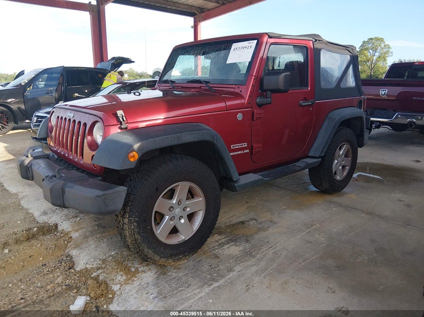 2013 Jeep Wrangler Sport 1C4AJWAG1DL508031 photo 1
