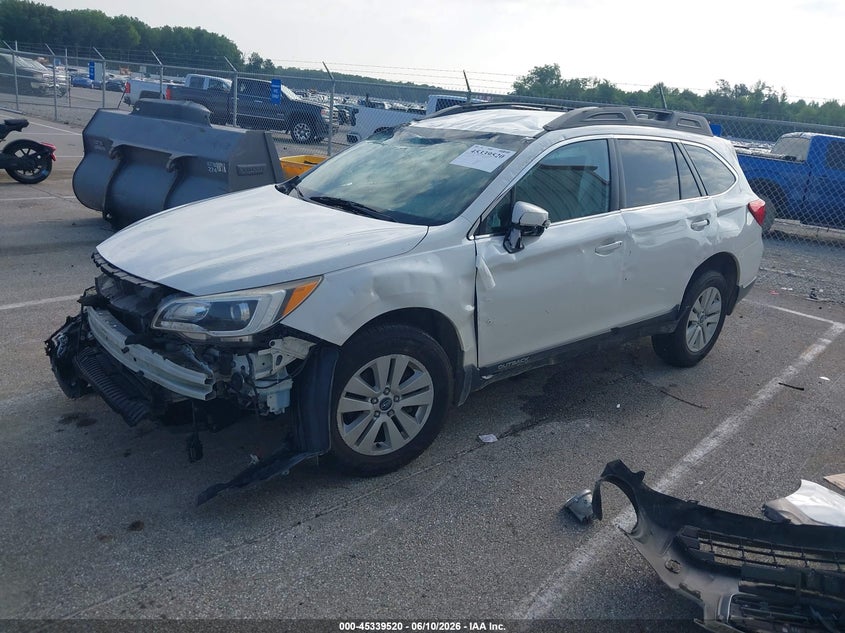 Vin: 4s4bsafc3h3271876, lot: 45837456, subaru outback 2.5i premium 20172