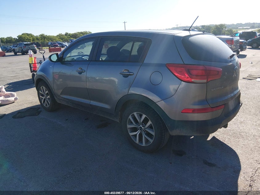 2016 KIA SPORTAGE auction photo 3