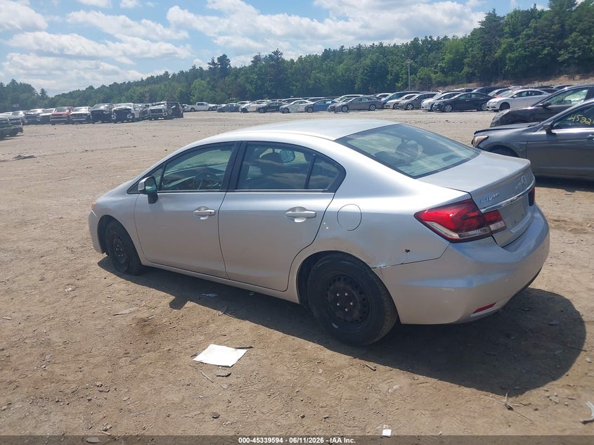 2013 HONDA CIVIC SEDAN 1.8L I-4 VVT, 140HP