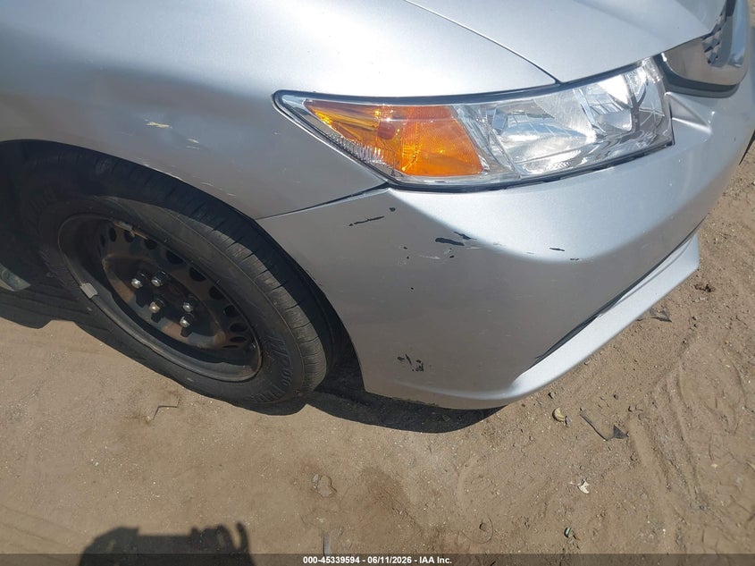 2013 HONDA CIVIC SEDAN 1.8L I-4 VVT, 140HP