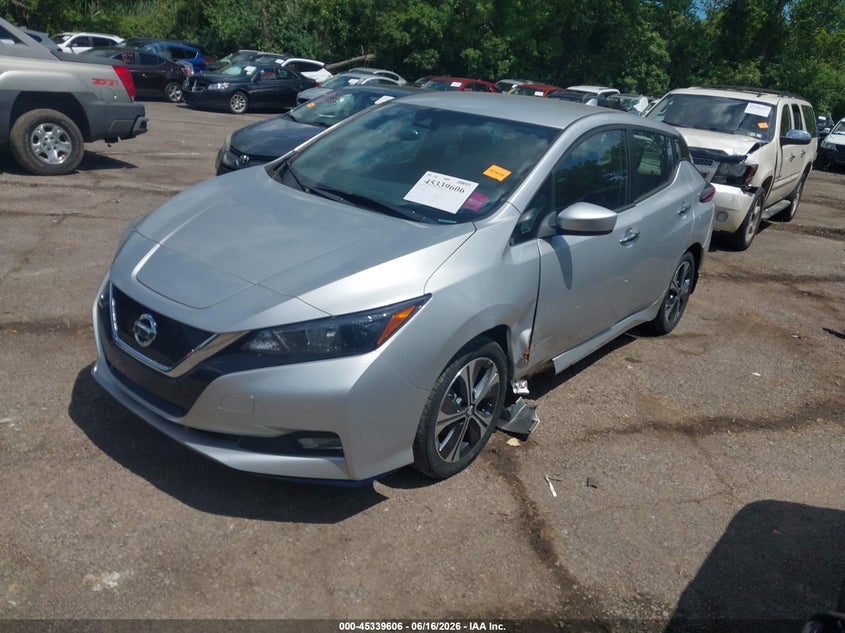 Vin: 1n4bz1cv6mc556254, lot: 45837542, nissan leaf sv plus 62 kwh 20212