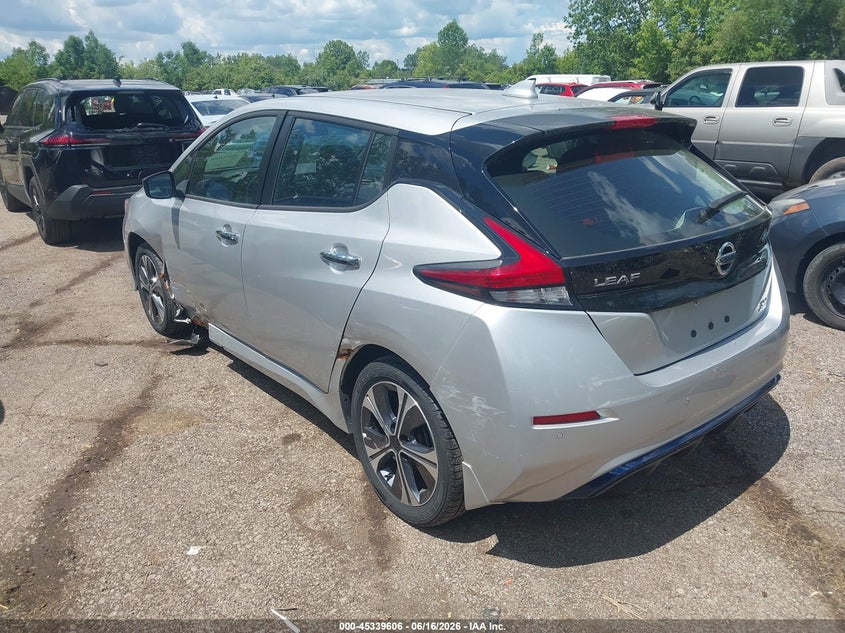 Vin: 1n4bz1cv6mc556254, lot: 45837542, nissan leaf sv plus 62 kwh 20213