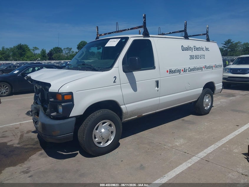 Vin: 1ftne2ew8eda99571, lot: 45837558, ford e-250 commercial 20142