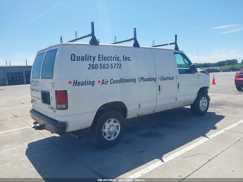 Vin: 1ftne2ew8eda99571, lot: 45837558, ford e-250 commercial 20144